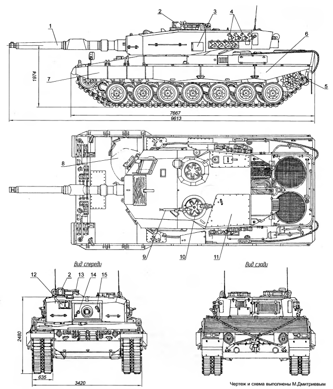 Основной боевой танк «Леопард» 2А1